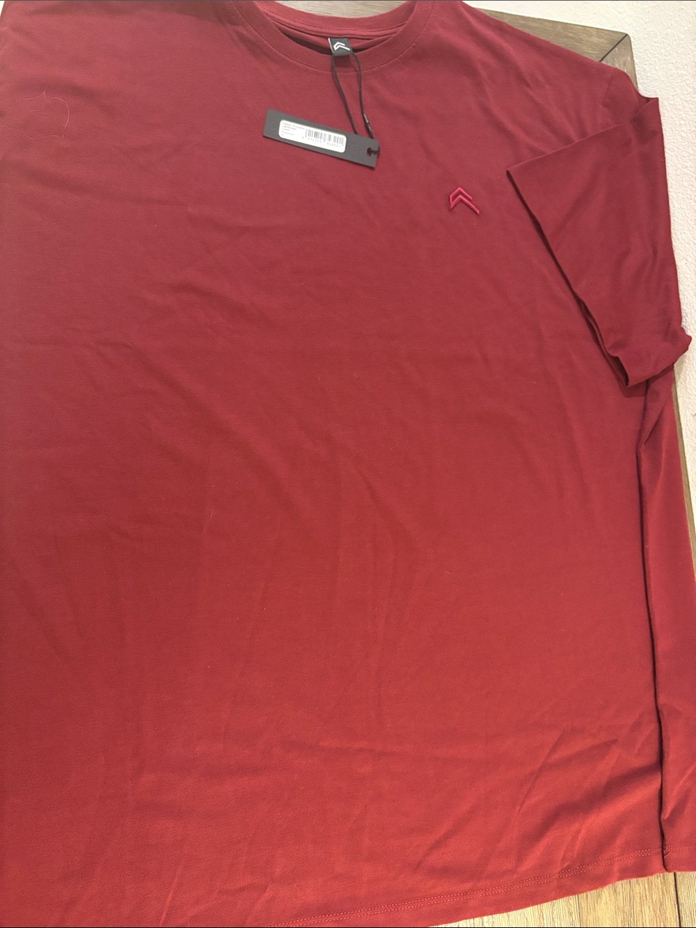 NWT [Oner Active] Classic Oversized Lightweight T-Shirt Rosewood (red) Womens XL - Picture 3 of 12